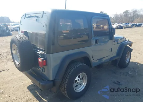 1999 Jeep Wrangler Sport из США, поврежденный, VIN 1J4FY19S7XP467828